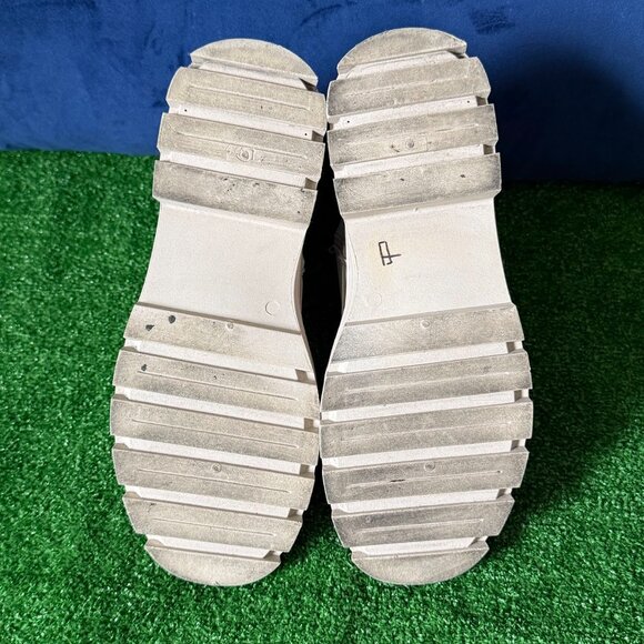 Justfab Women’s Tevos Lace-Up Chunky Heel Beige Sandstorm Combat Boots Size 10 - Picture 8 of 8